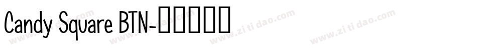 Candy Square BTN字体转换